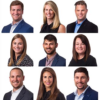 Atlanta Office Headshots Team Image with White Background